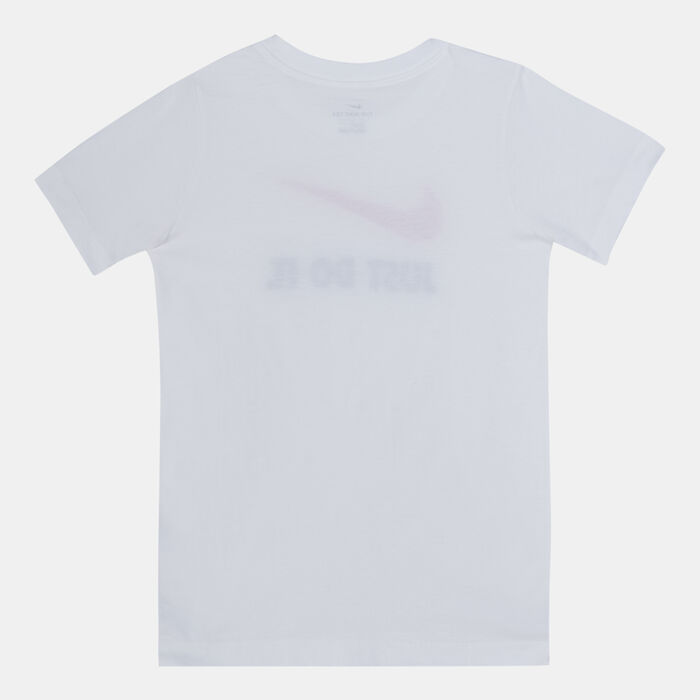 Nike Kids' Sportswear Just Do It T-Shirt (Older Kids) White Nike Kids' Sportswear Just Do It T-Shirt (Older Kids) White image number 1