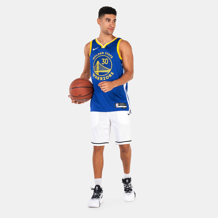Nike Men’s Golden State Warriors Dri-FIT NBA Icon Edition Swingman Jersey - 2022/23 Blue Nike Men’s Golden State Warriors Dri-FIT NBA Icon Edition Swingman Jersey - 2022/23 Blue image number 2