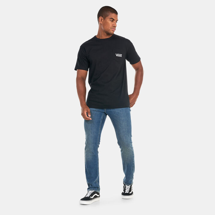 Vans Men's Off The Wall Graphic Pocket T-Shirt Black image number 2