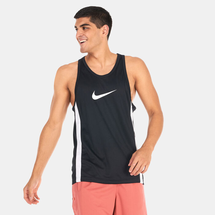 Nike Men's Icon Dri-FIT Basketball Jersey Black image number 0