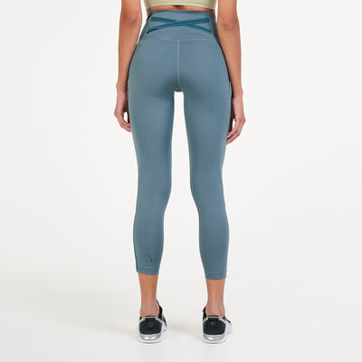 Nike Women's Yoga 7/8 Novelty Leggings Green Nike Women's Yoga 7/8 Novelty Leggings Green
