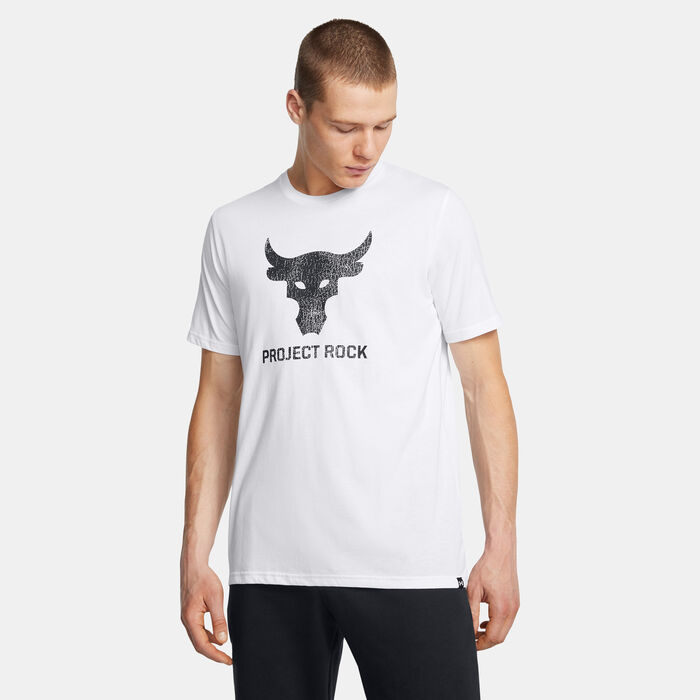 Under Armour Men's Project Rock Payoff Graphic T-Shirt White Under Armour Men's Project Rock Payoff Graphic T-Shirt White image number 0