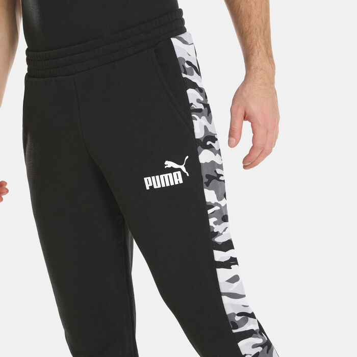 PUMA Men's Essentials+ Camo Sweatpants Black PUMA Men's Essentials+ Camo Sweatpants Black image number 3