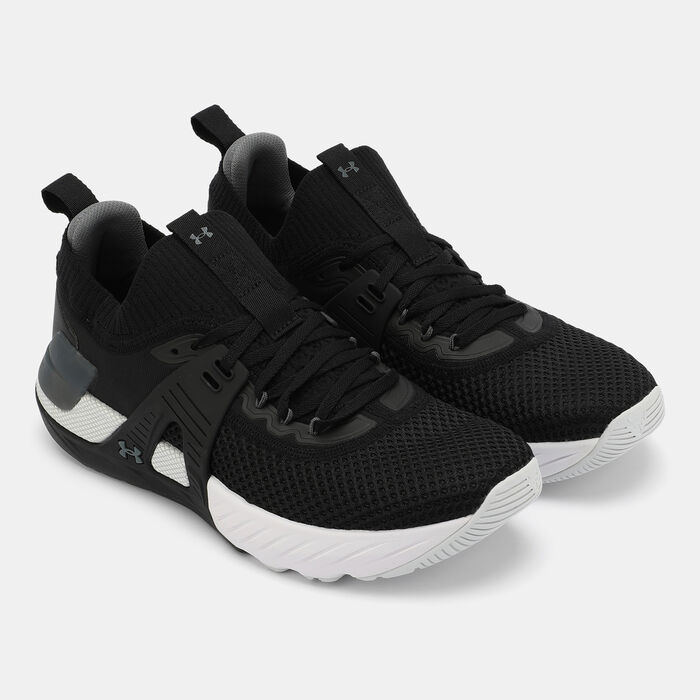 Under Armour Men's UA Project Rock 4 Training Shoe Black Under Armour Men's UA Project Rock 4 Training Shoe Black image number 1