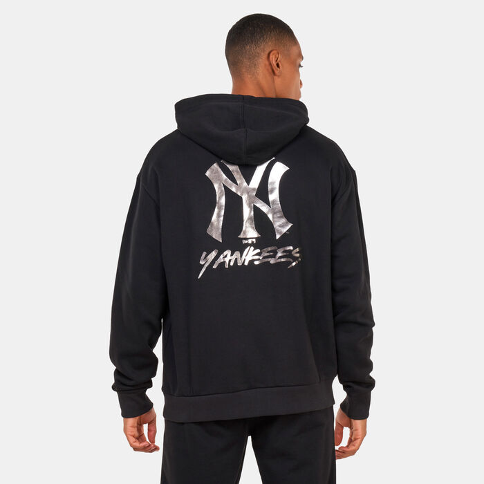 New Era New York Yankees Metallic Hoodie Black New Era New York Yankees Metallic Hoodie Black image number 1