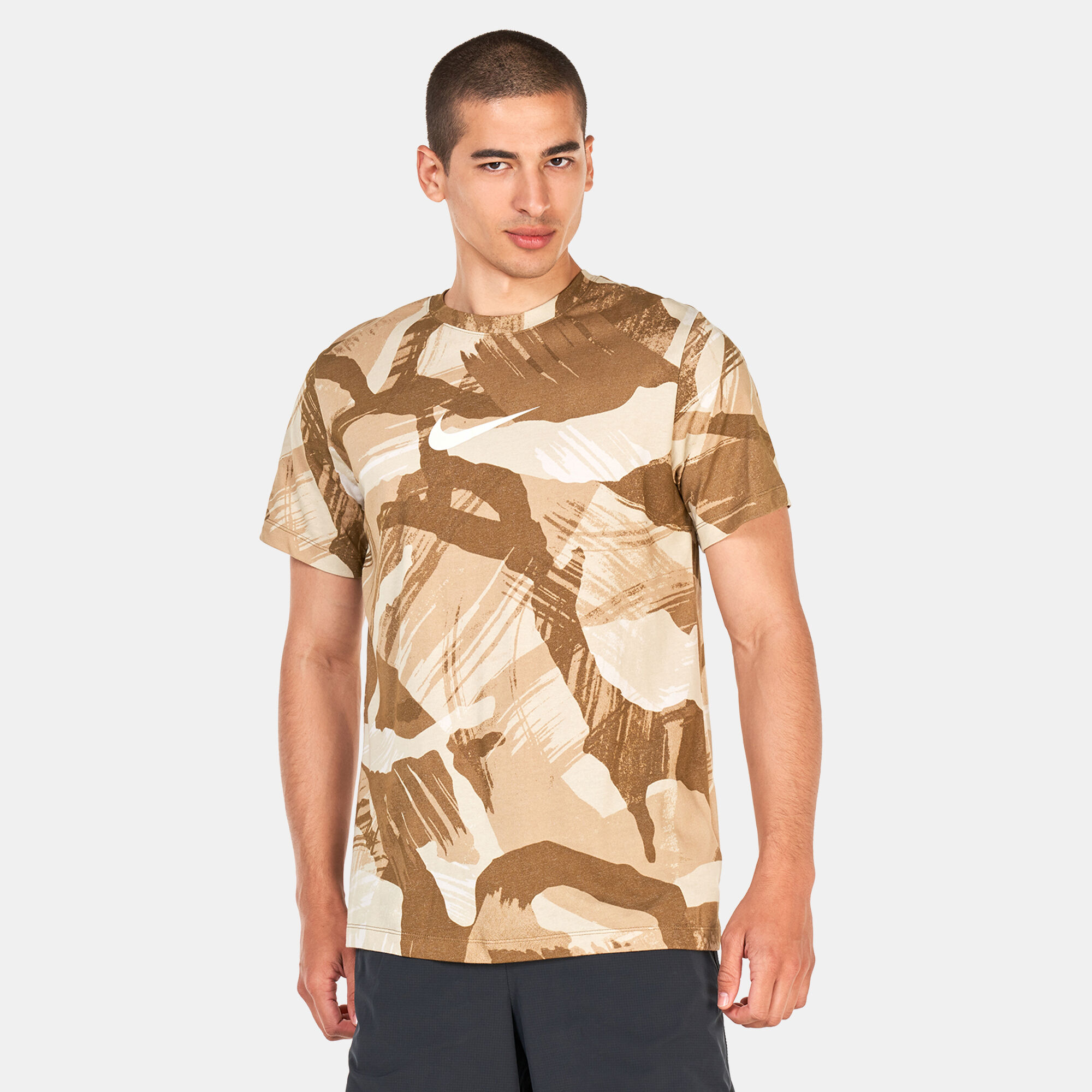 Nike training dry camo t shirt online