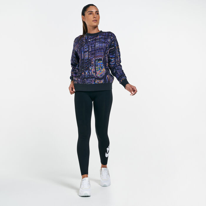 Nike Women's Sportswear Trend Sweatshirt Black Nike Women's Sportswear Trend Sweatshirt Black image number 2