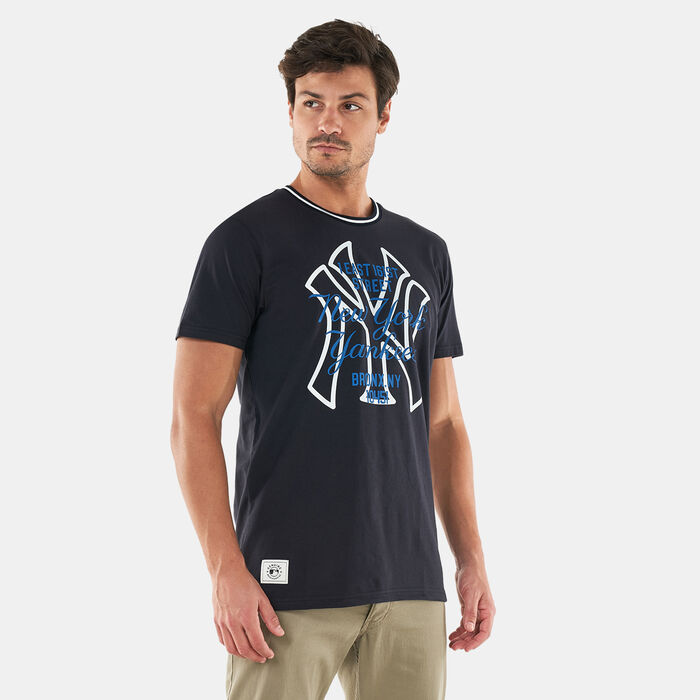 New Era Men's New York Yankees Heritage T-Shirt Blue New Era Men's New York Yankees Heritage T-Shirt Blue image number 0
