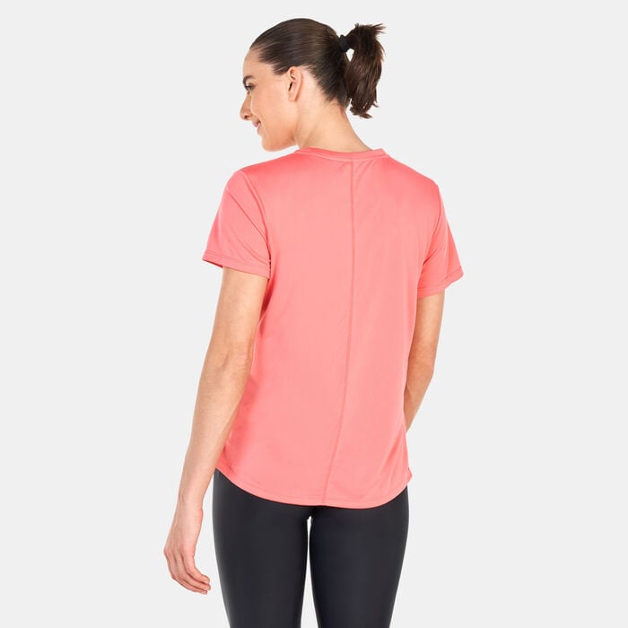 Nike Women's Dri-FIT On Training Top Peach Nike Women's Dri-FIT On Training Top Peach image number 1