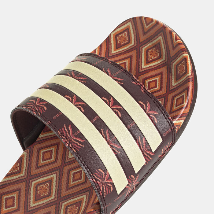 adidas Women's Adilette Comfort Slides Brown image number 4