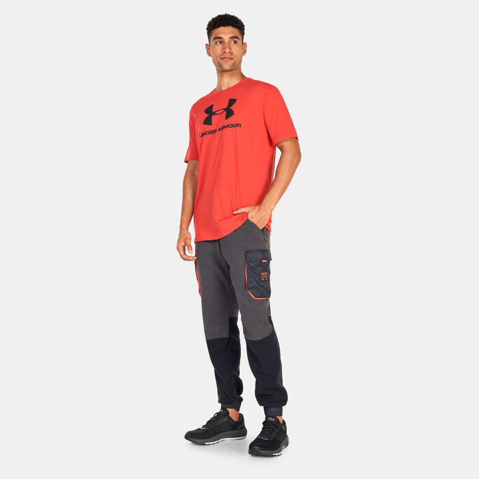 Under Armour Men's Sportstyle Logo T-Shirt Red Under Armour Men's Sportstyle Logo T-Shirt Red image number 2