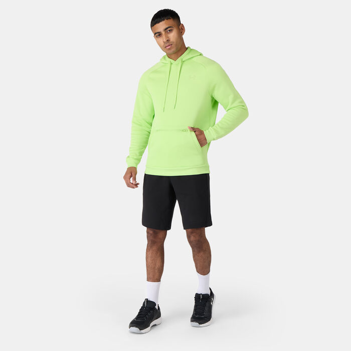 Under Armour Men's Armour Fleece Pro Kanga Hoodie Green Under Armour Men's Armour Fleece Pro Kanga Hoodie Green image number 2