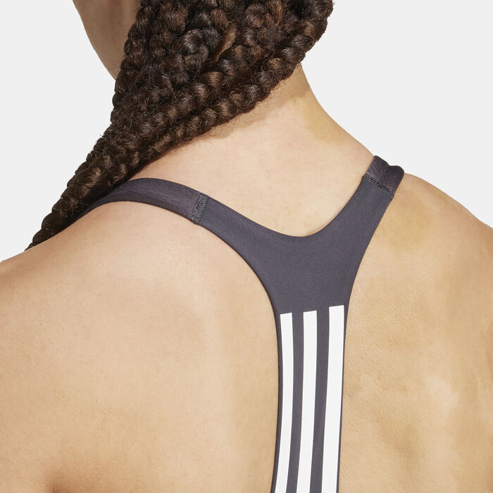 adidas Women's Powerimpact Medium-Support Training Bra Grey adidas Women's Powerimpact Medium-Support Training Bra Grey image number 4