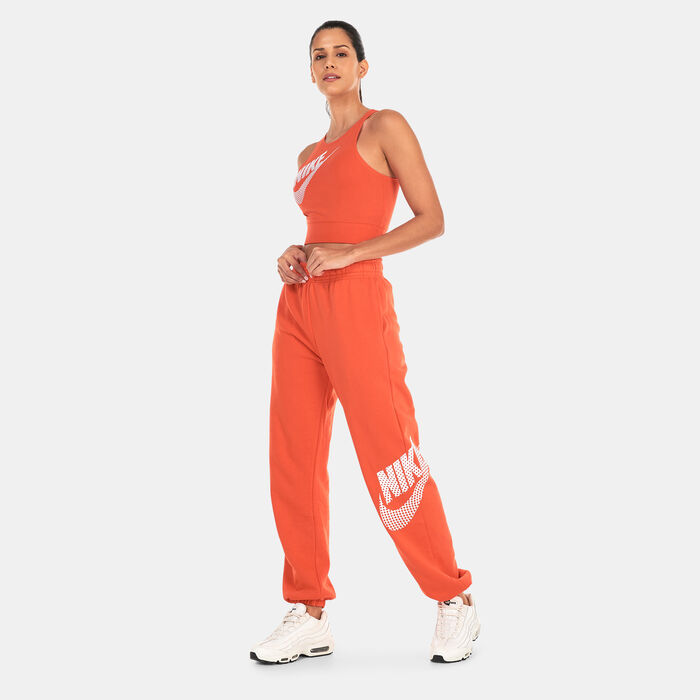 Nike Women's Sportswear Fleece Pants Red Nike Women's Sportswear Fleece Pants Red image number 2