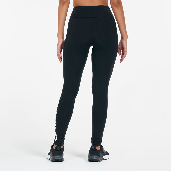 adidas Women's Loungewear Essentials Logo Leggings Black image number 1