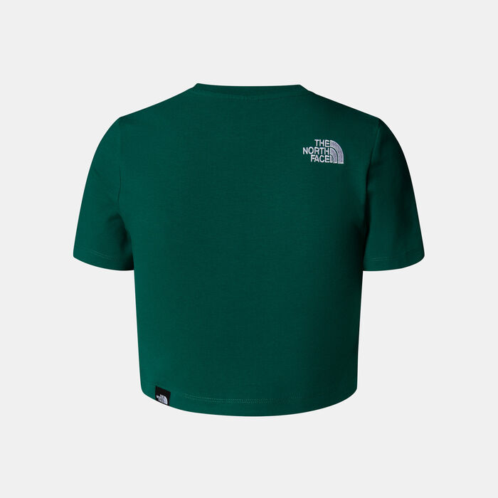 The North Face Women's Crop Top Green image number 1