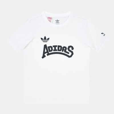 adidas Originals Kids' Graphic T-Shirt White