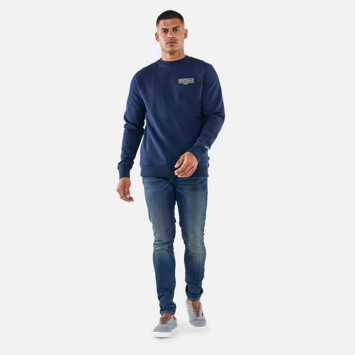 Vans Men's Take A Stand Sweatshirt Blue Vans Men's Take A Stand Sweatshirt Blue image number 2