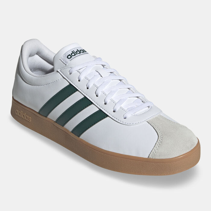 adidas Men's VL Court Base Shoes White adidas Men's VL Court Base Shoes White image number 1
