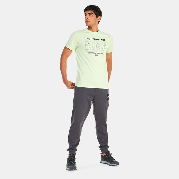 The North Face Men's Coordinate T-Shirt Green The North Face Men's Coordinate T-Shirt Green image number 2