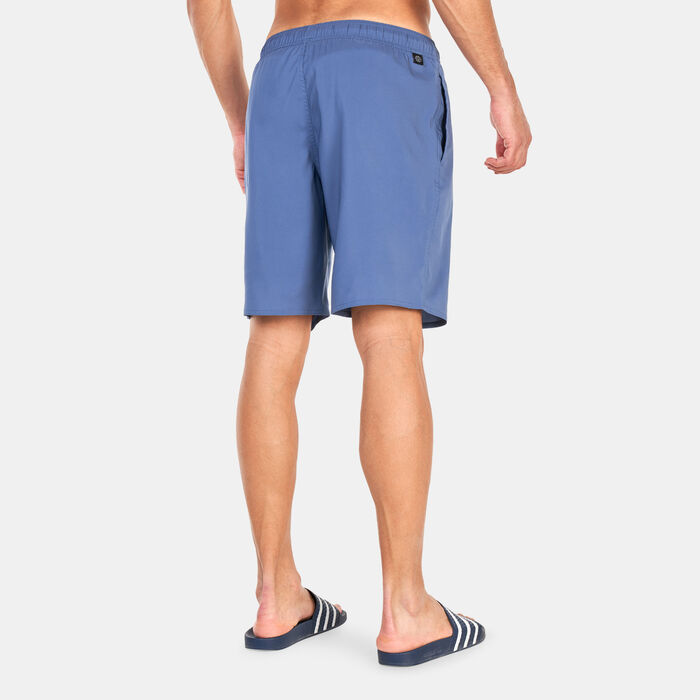 adidas Men's Classic-Length Solid Swim Shorts Blue image number 1