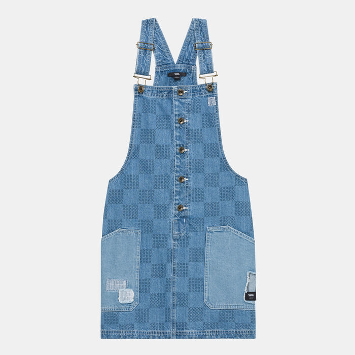 Vans Women's Denim Pinafore Overalls Blue image number 0