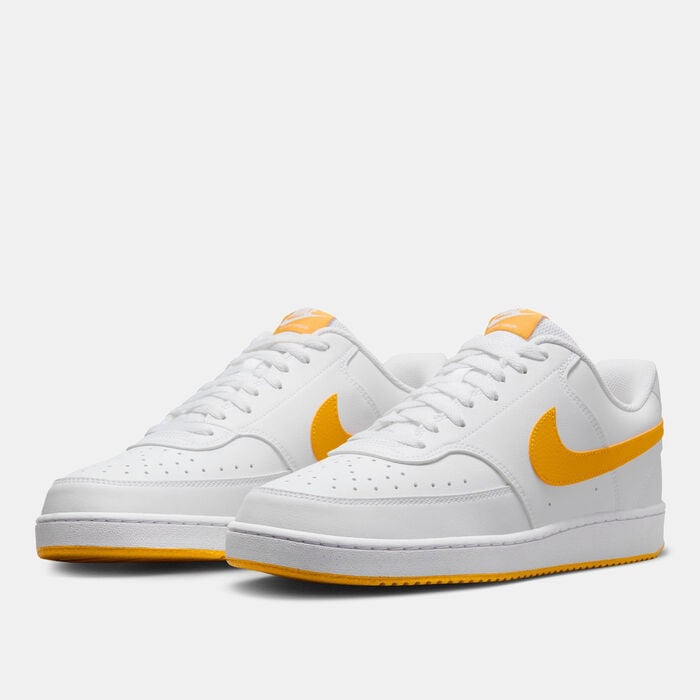 Nike Men's Court Vision Low Next Nature Shoes White Nike Men's Court Vision Low Next Nature Shoes White image number 1