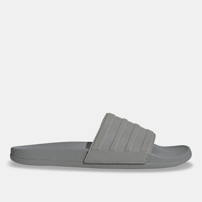 adidas Men's Adilette Comfort Slides Grey adidas Men's Adilette Comfort Slides Grey image number 1