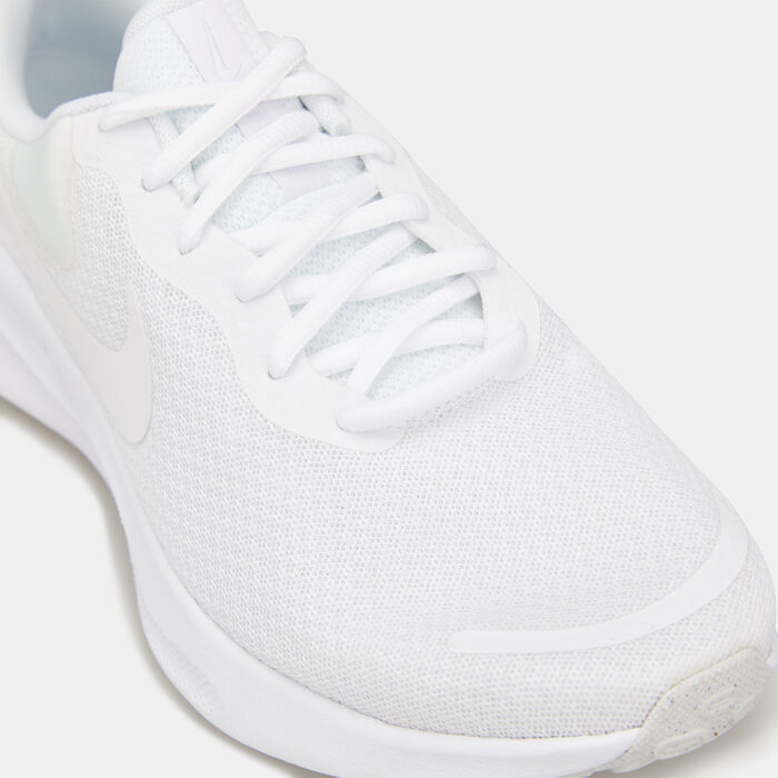 Nike Women's Revolution 7 Road Running Shoes White Nike Women's Revolution 7 Road Running Shoes White image number 5