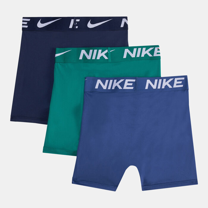 Nike Kids' Essential Boxer Briefs (3 Pack) Green image number 1