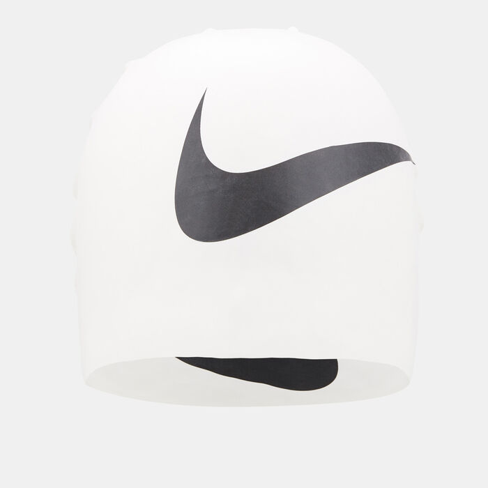 Nike Swim Big Swoosh Swimming Cap White Nike Swim Big Swoosh Swimming Cap White image number 0