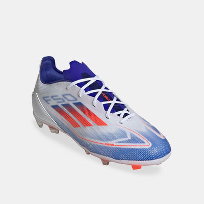 adidas Kids' F50 Pro Turf Ground Football Shoes White