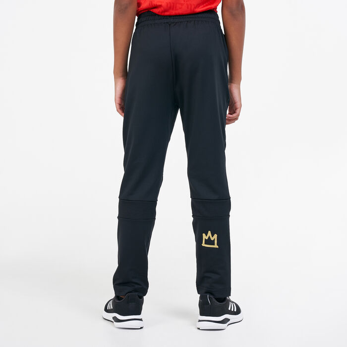 adidas Kids' Salah AEROREADY Football-Inspired Track Pants Black adidas Kids' Salah AEROREADY Football-Inspired Track Pants Black image number 1