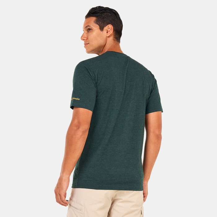 Columbia Men's CSC Basic Logo T-Shirt Green Columbia Men's CSC Basic Logo T-Shirt Green image number 1