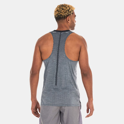 Nike Men's Dri-FIT ADV TechKnit Ultra Running Tank Grey
