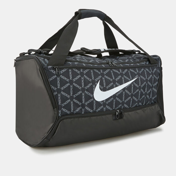 Nike Brasilia 9.0 Allover Print Medium Duffel Bag Black Nike Brasilia 9.0 Allover Print Medium Duffel Bag Black image number 2