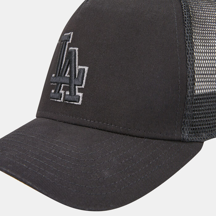 New Era Men's MLB Los Angeles Dodgers T A-Frame Trucker Cap Black New Era Men's MLB Los Angeles Dodgers T A-Frame Trucker Cap Black image number 2