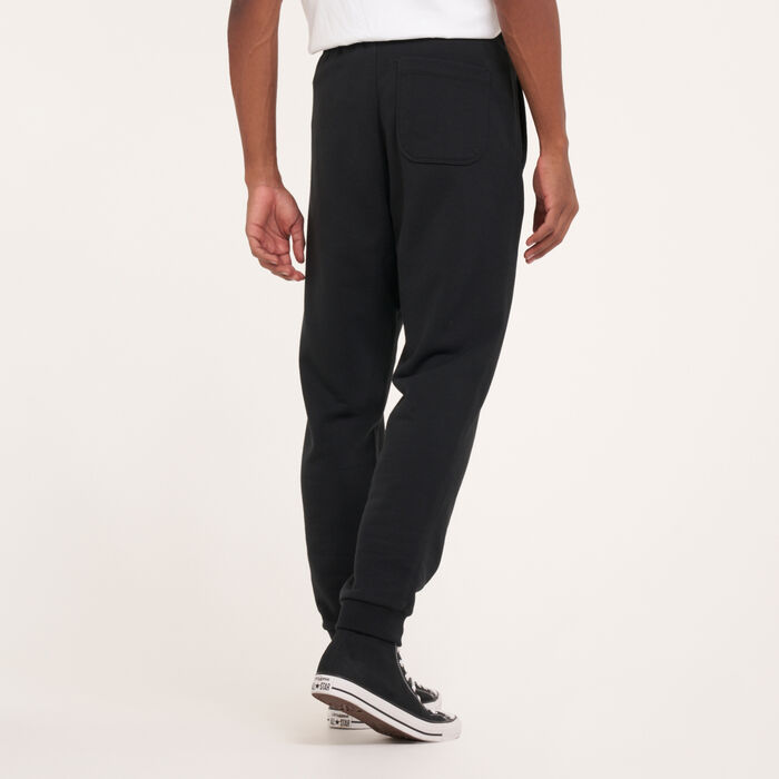 Converse Men's Embroidered Star Chevron FT Joggers Black Converse Men's Embroidered Star Chevron FT Joggers Black image number 1