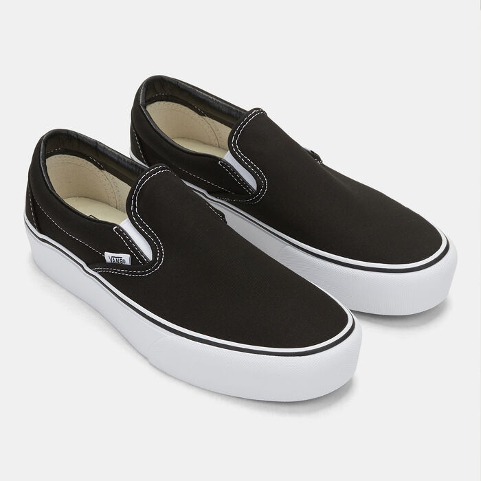 Vans Classic Platform Slip-on Unisex Shoe Black image number 1