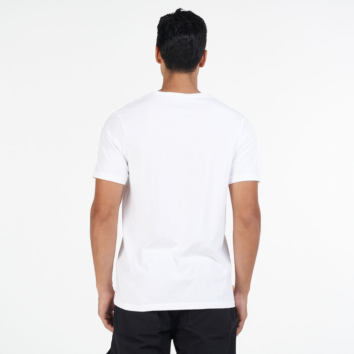 Timberland Men's Kennebec River Logo Carrier T-Shirt White Timberland Men's Kennebec River Logo Carrier T-Shirt White image number 1