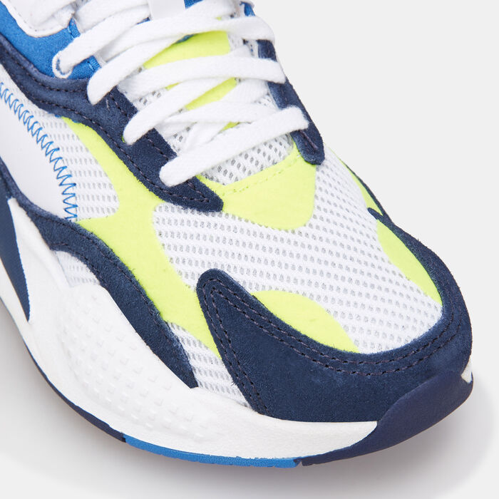 PUMA Kids' RS-X³ Twill AirMesh Shoe White PUMA Kids' RS-X³ Twill AirMesh Shoe White image number 5