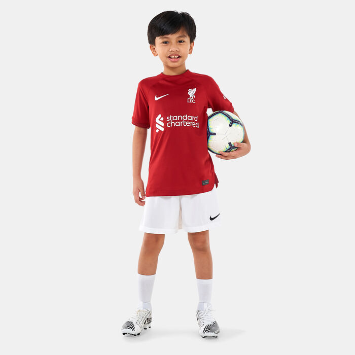 Nike Kids' Liverpool F.C. Dri-FIT Stadium Home Football Jersey - 2022/23 (Older Kids) Maroon Nike Kids' Liverpool F.C. Dri-FIT Stadium Home Football Jersey - 2022/23 (Older Kids) Maroon image number 2