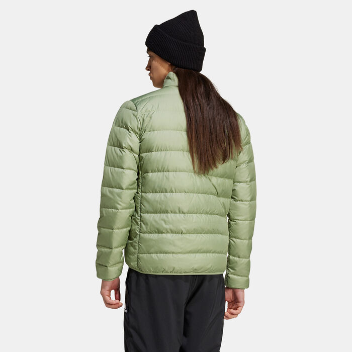 adidas Men's Essentials Light Down Jacket Green adidas Men's Essentials Light Down Jacket Green image number 1