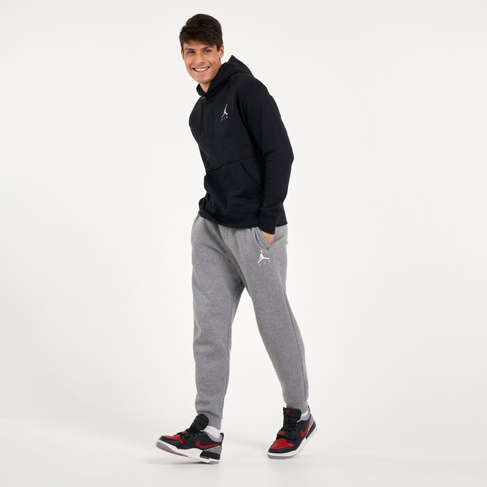 Jordan Men's Jumpman Air Fleece Hoodie Black Jordan Men's Jumpman Air Fleece Hoodie Black image number 2