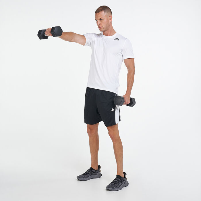 adidas Men's TechFit Fitted Long Sleeve T-Shirt White adidas Men's TechFit Fitted Long Sleeve T-Shirt White image number 2