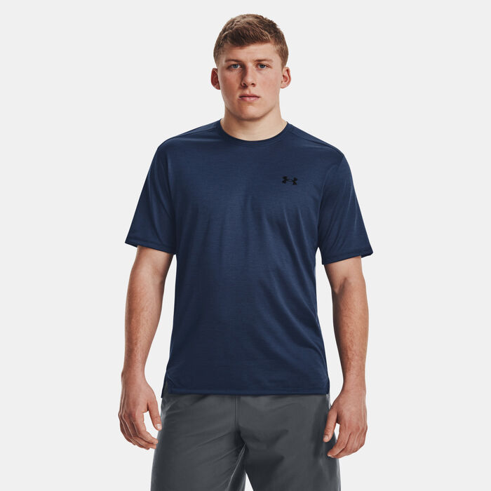 Under Armour Men's UA Tech Vent Training T-Shirt Blue Under Armour Men's UA Tech Vent Training T-Shirt Blue image number 0