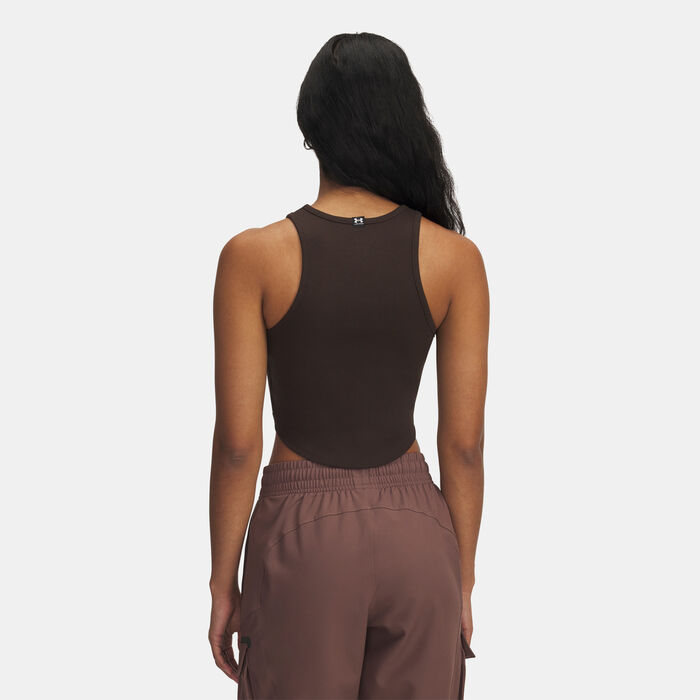 Under Armour Women's Rival Rib Tank Top Brown image number 1