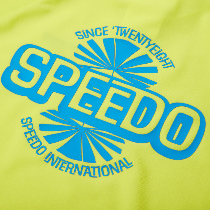 Speedo Kids' Printed Swimming Rashguard yellow Speedo Kids' Printed Swimming Rashguard yellow image number 3