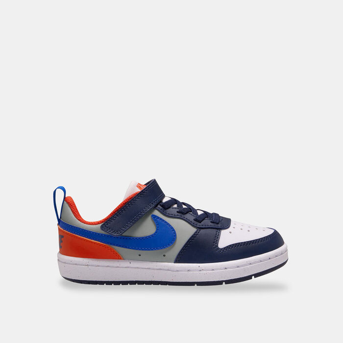 Nike Kids' Court Borough Low Recraft Shoes (Younger Kids) Blue Nike Kids' Court Borough Low Recraft Shoes (Younger Kids) Blue image number 0