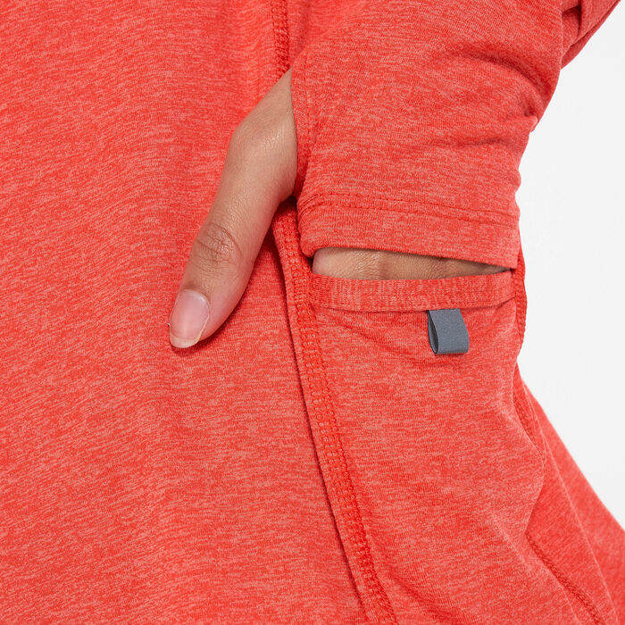 Nike Women's Element Half-Zip Hoodie Red Nike Women's Element Half-Zip Hoodie Red image number 3